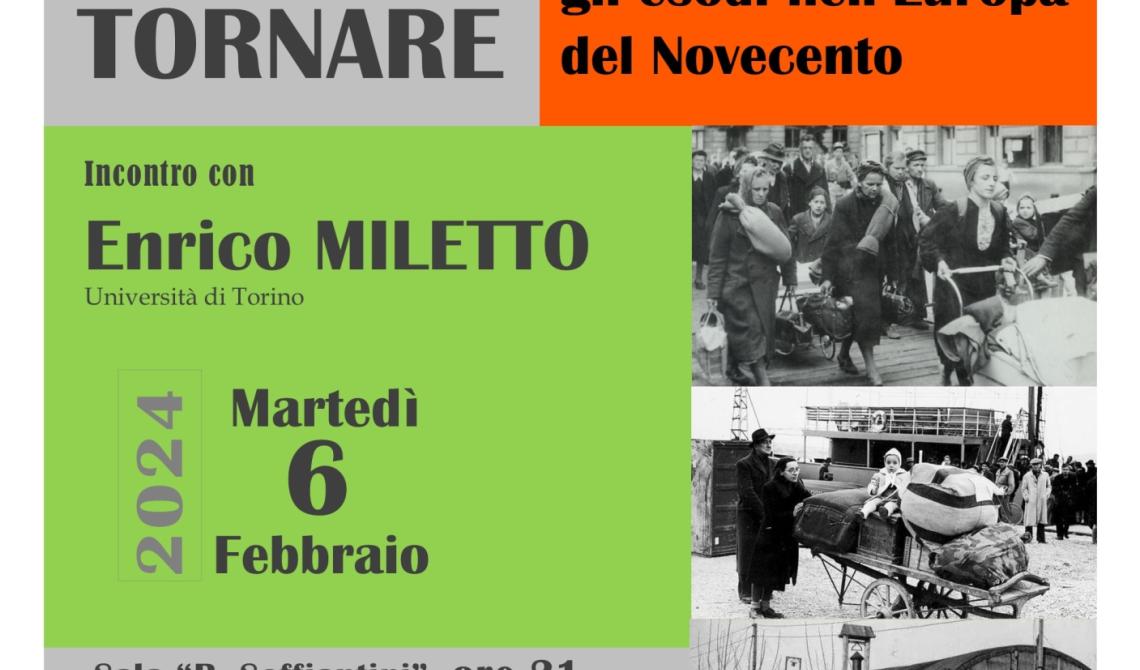 "Senza più tornare. L'esodo istriano, fiumano, dalmata e gli esodi nell'Europa del Novecento"