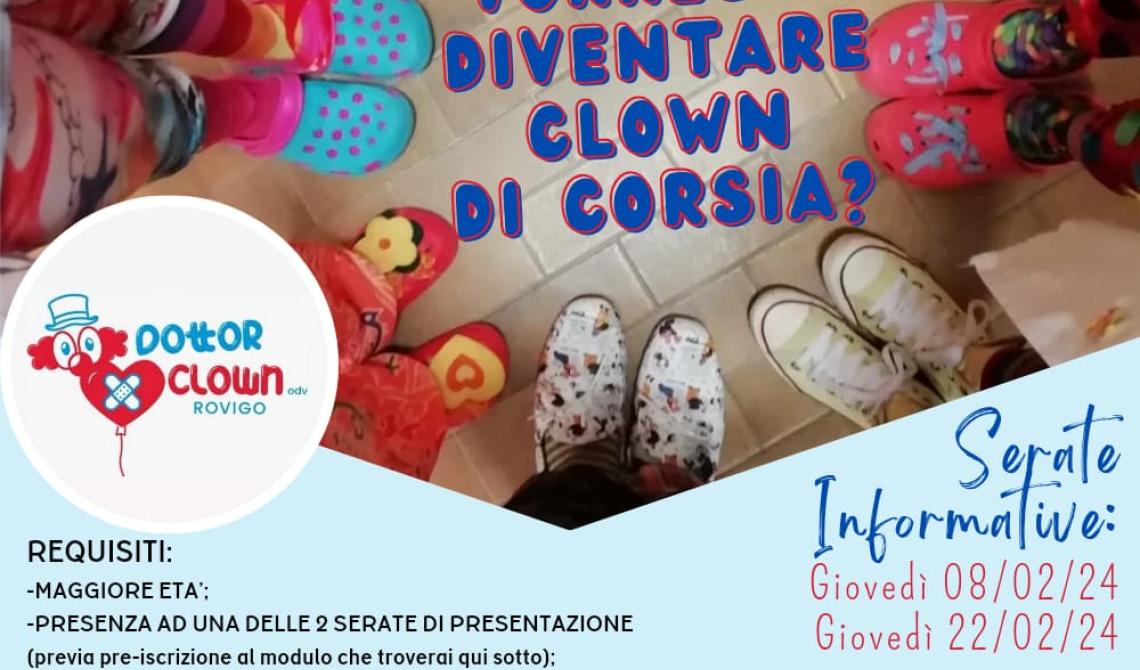 Serata informativa - Corso per Clown di Corsia