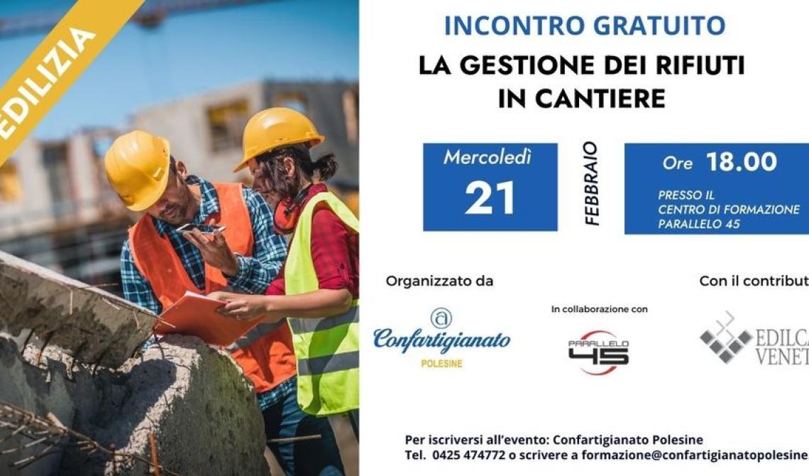Edilizia, la gestione dei rifiuti