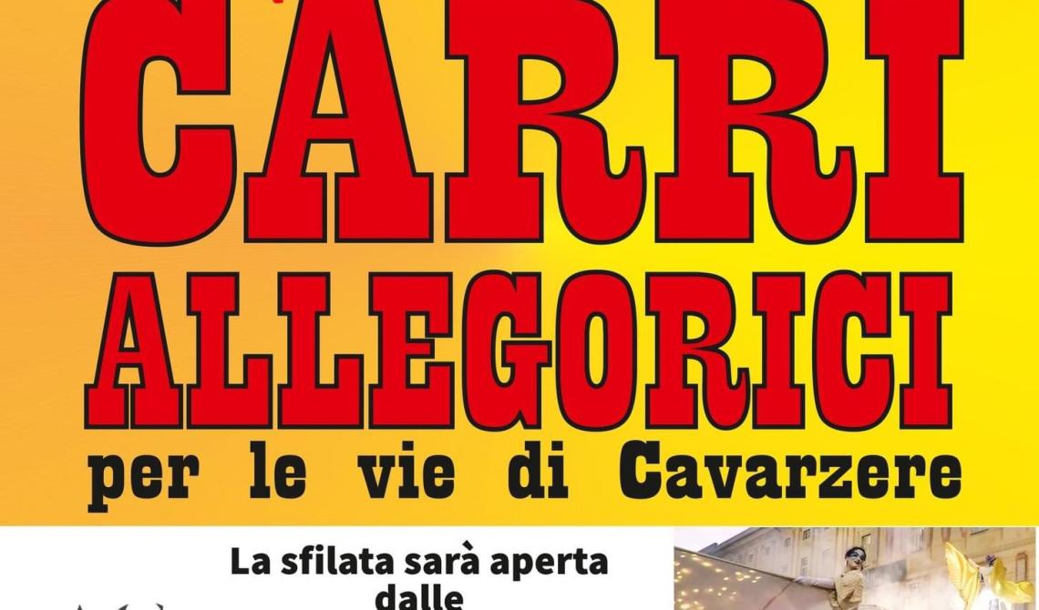 Carnevale. sfilata dei carri allegorici a Cavarzere