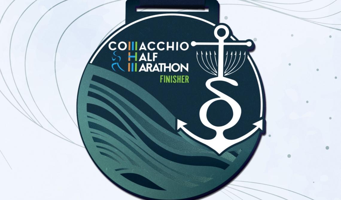 La croce del Delta ancora simbolo della Comacchio Half Marathon