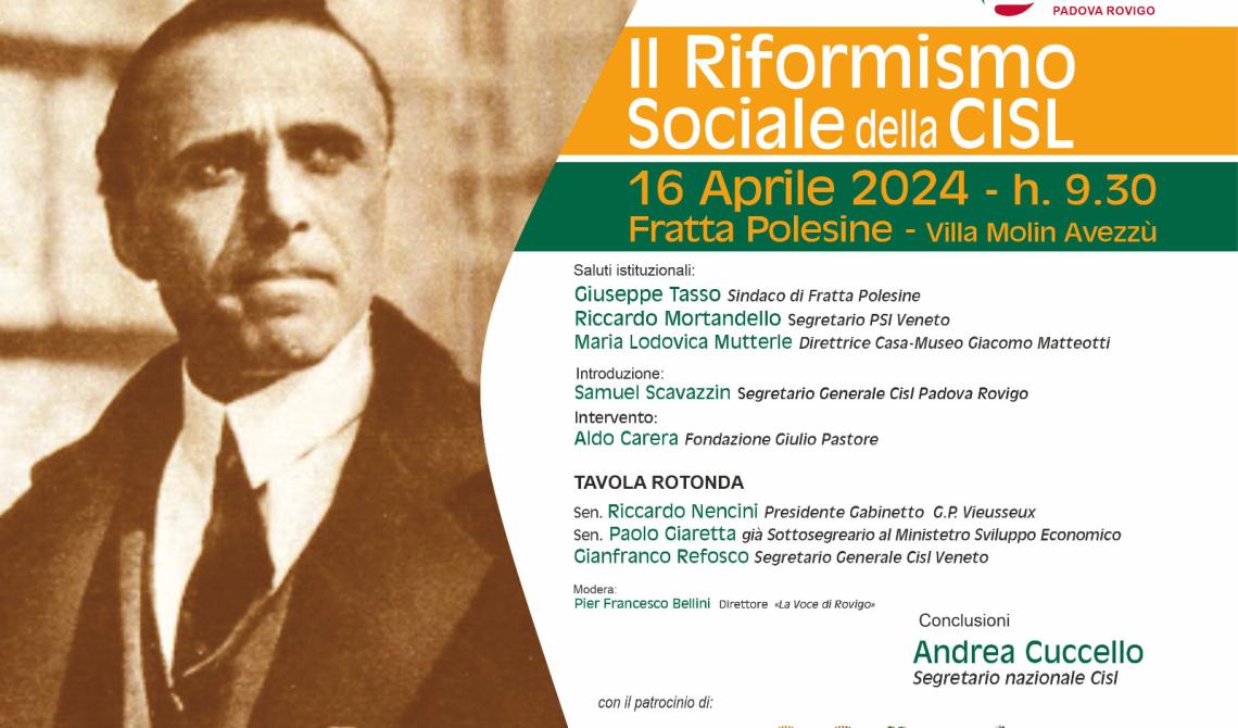 Il riformismo sociale della Cisl 