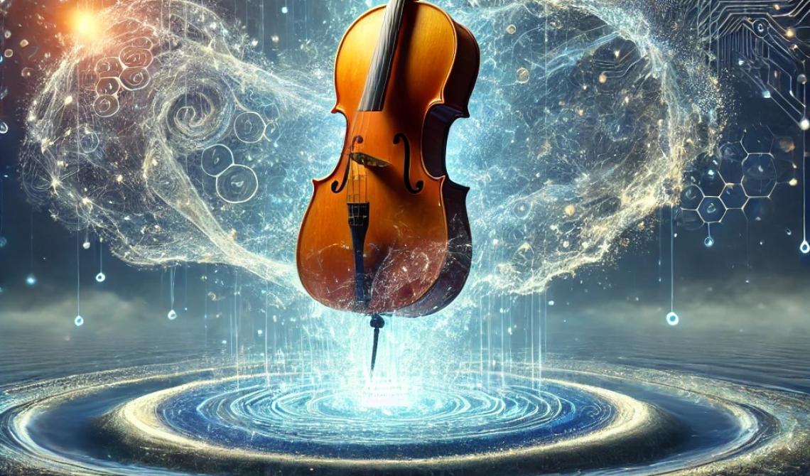"Acqua, aria e intelligenza artificiale nelle corde del violoncello"