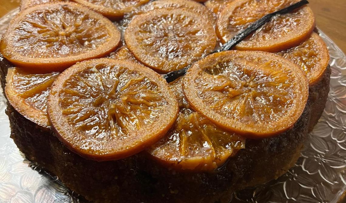 Torta rovesciata alle arance bionde