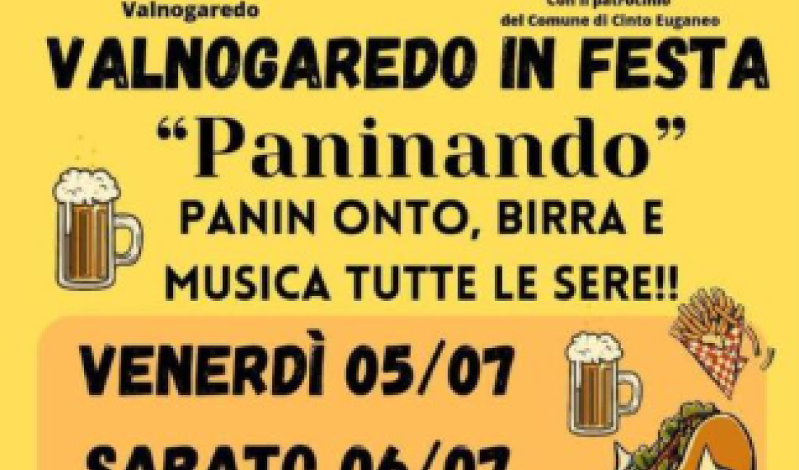 Valnogaredo in  Festa: Paninando 2025
