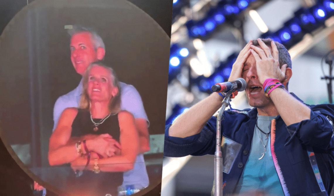 Coldplay: Chris Martin difende la kiss cam, ma la tutela della privacy resta nel mirino