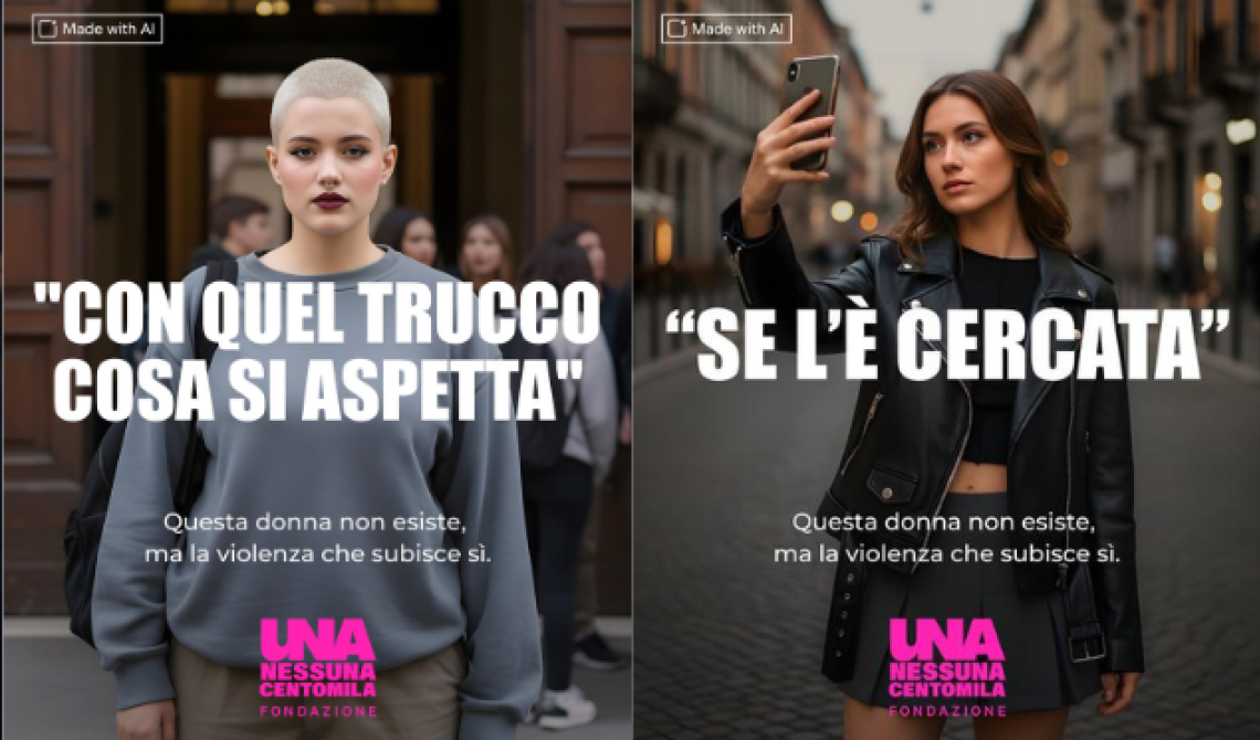 #LaViolenzaVirtualeèReale: la Fondazione Una Nessuna Centomila lancia la campagna contro la violenza digitale