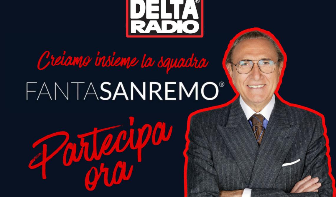 Creiamo insieme la squadra FantaSanremo 2026 di Delta Radio!