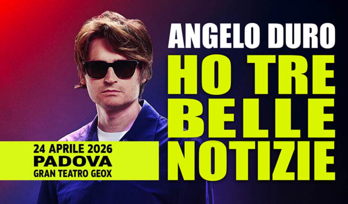 Angelo Duro &ndash; Ho Tre Belle Notizie