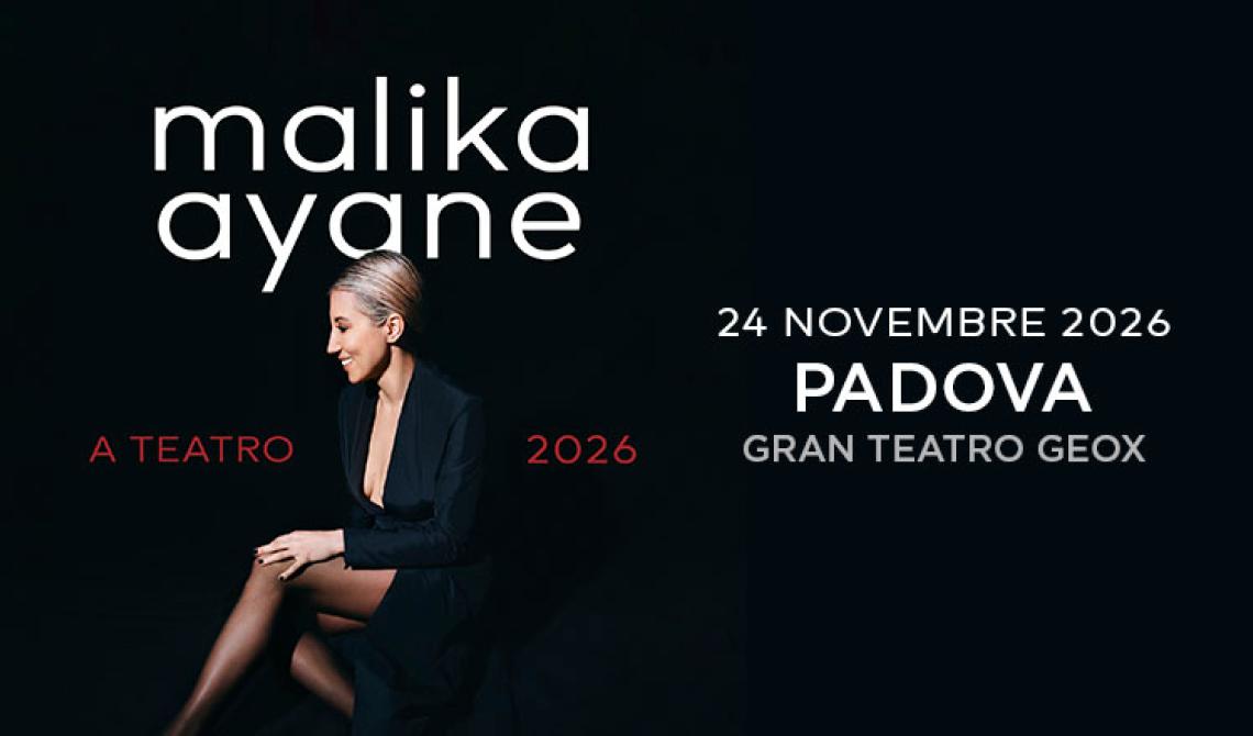 Malika Ayane &ndash; A Teatro 2026