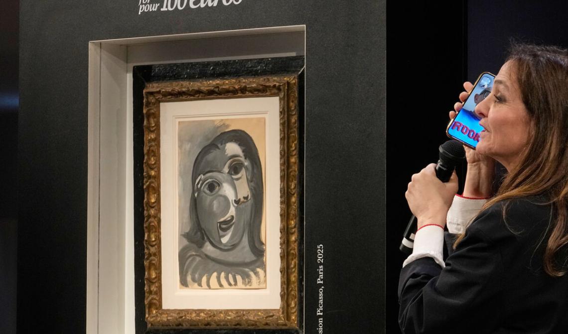 Un ingegnere parigino vince il dipinto di Picasso: &ldquo;Testa di Donna&rdquo; per 100 Euro