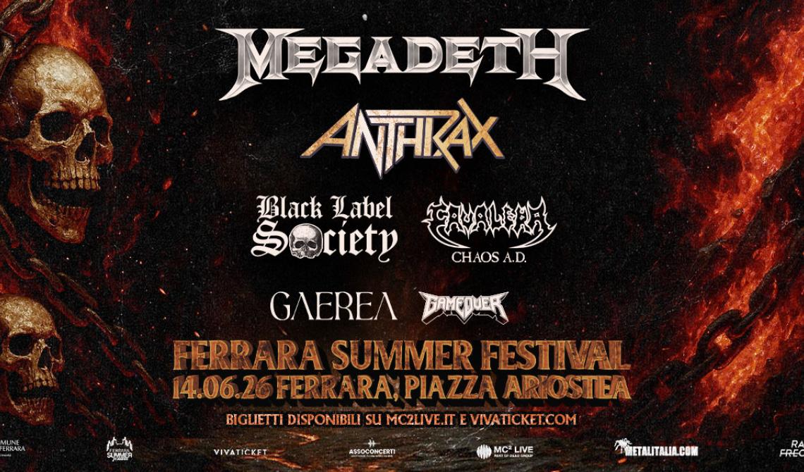 Ferrara Summer Festival - Megadeth
