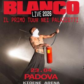 Blanco Live 2026 - Il primo tour nei palazzetti
