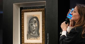 Un ingegnere parigino vince il dipinto di Picasso: &ldquo;Testa di Donna&rdquo; per 100 Euro