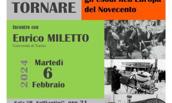 "Senza più tornare. L'esodo istriano, fiumano, dalmata e gli esodi nell'Europa del Novecento"