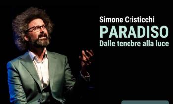 Simone Cristicchi in “Paradiso. Dalle tenebre alla luce”