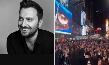 New York in coro per Cesare Cremonini, il flash mob emoziona il cantante