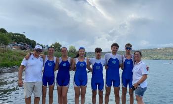 I giovani del Gruppo Canoe Polesine Rovigo a Castel Gandolfo