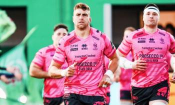 Benetton Rugby: Le maglie rosa dei Leoni per combattere la violenza di genere