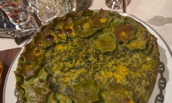 Torta salata di erbette e patate